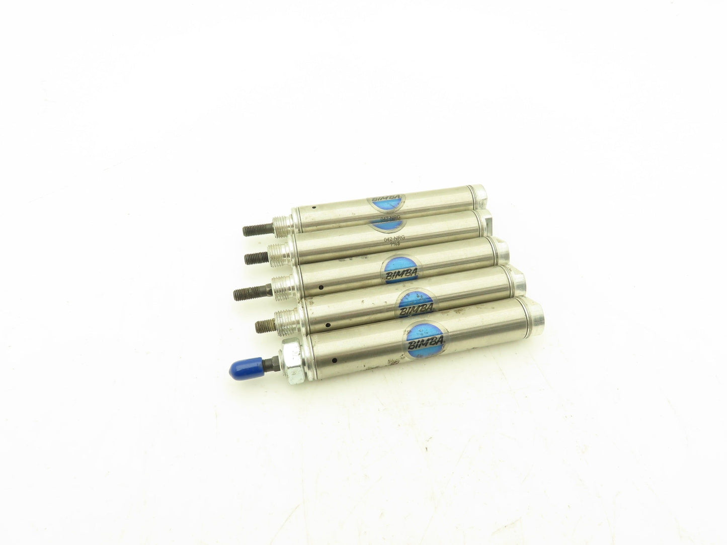 Bimba 042NRG Air Cylinder 3/4" Bore x 2" Stroke Single Act Non-Rotating Lot of 5