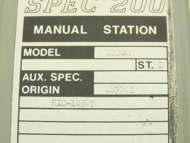 Foxboro 2B7701 235SM SPEC 200 HMI Manual Control Station