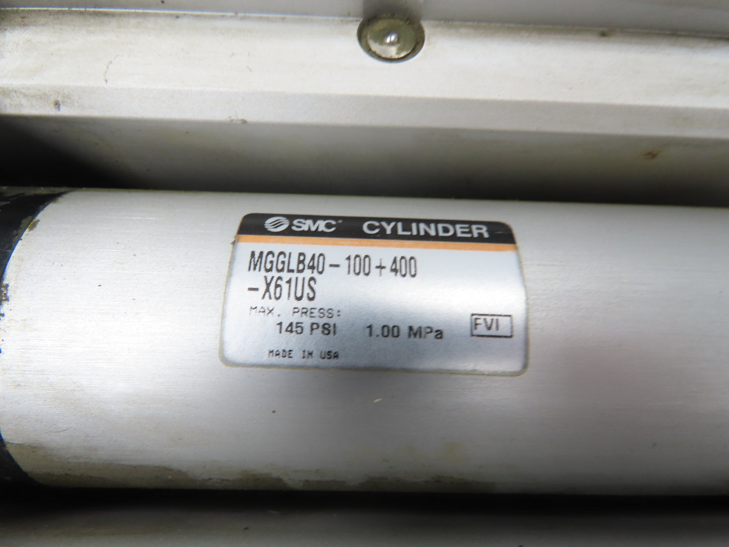SMC Pneumatic External Guided Cylinder 40mm Bore 100mm+400mm Stroke