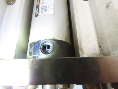 SMC Pneumatic External Guided Cylinder 40mm Bore 100mm+400mm Stroke