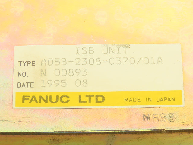 Fanuc A05B-2308-C370/01A Robot ISB Controller Unit
