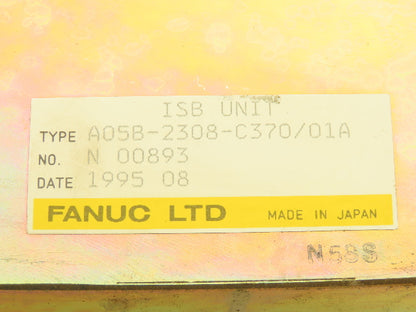 Fanuc A05B-2308-C370/01A Robot ISB Controller Unit