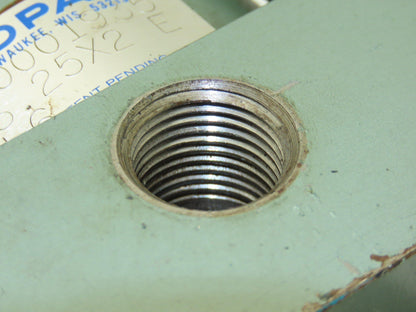 Nopak 0001935 Pneumatic Air Cylinder 3.25" Bore 2" Stroke 250psi