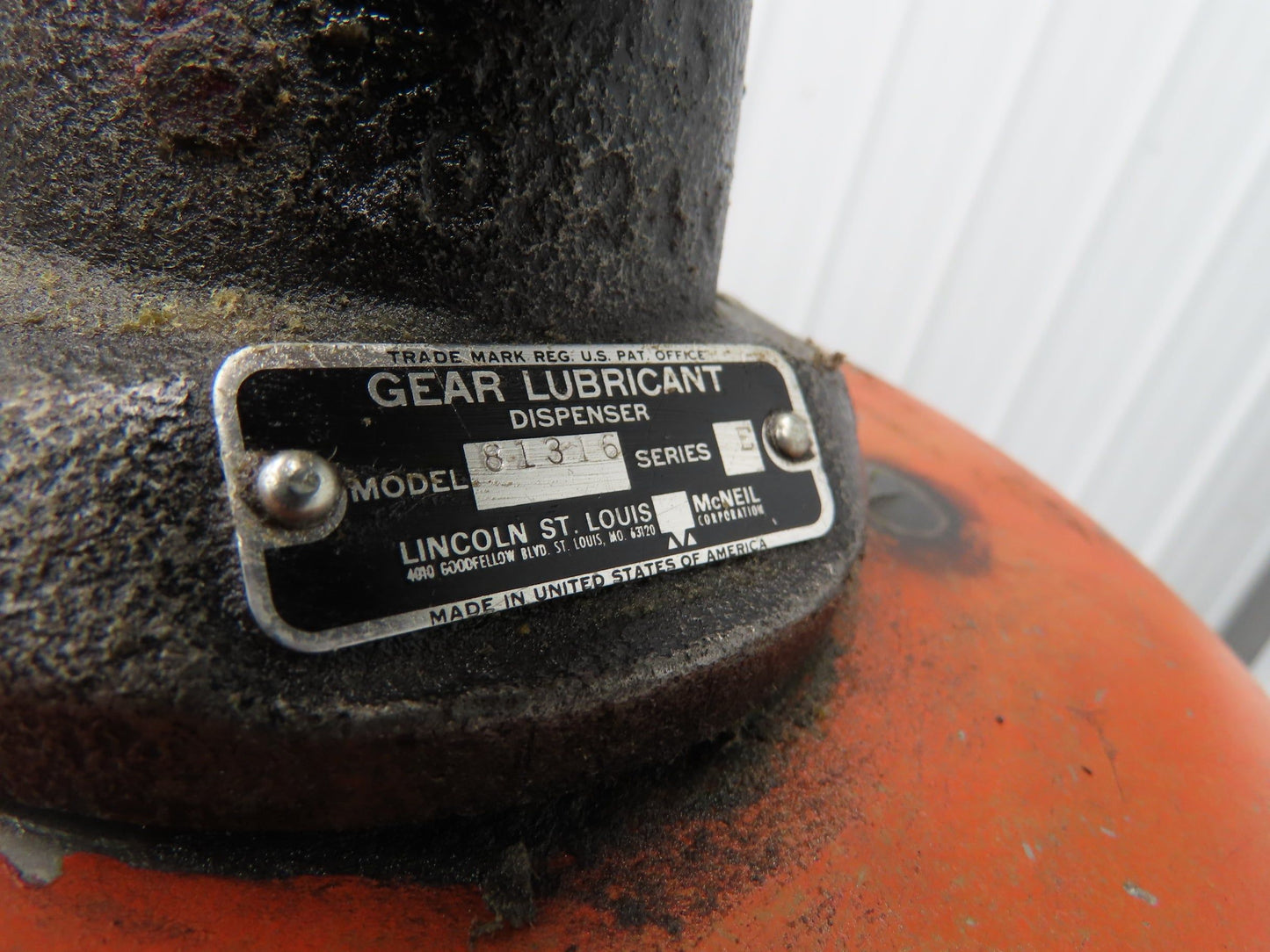 Lincoln 81316 Gear Lubricant Dispenser Hand Pump Manual 30lbs