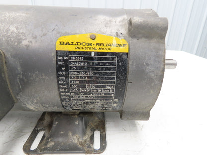 Baldor-Reliance CM3543 AC Motor .75Hp 1140rpm 208-230/460v 3ph 56C TEFC