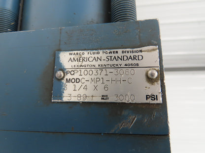 American Standard C-MP1-HH-C Hydraulic Cylinder 3.25" Bore 6" Stroke 3000psi