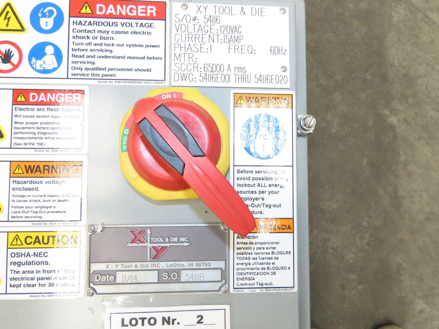 Saginaw SCE-42EL3610LP Electrical Enclosure 42x36x10" Control Panel Backplate