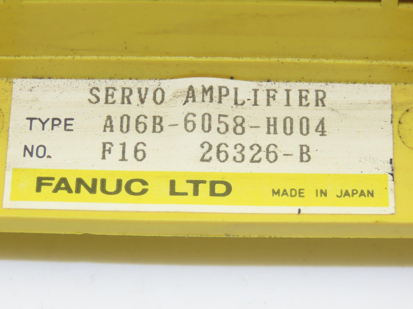 Fanuc A06B-6058-H004 Servo Amplifier