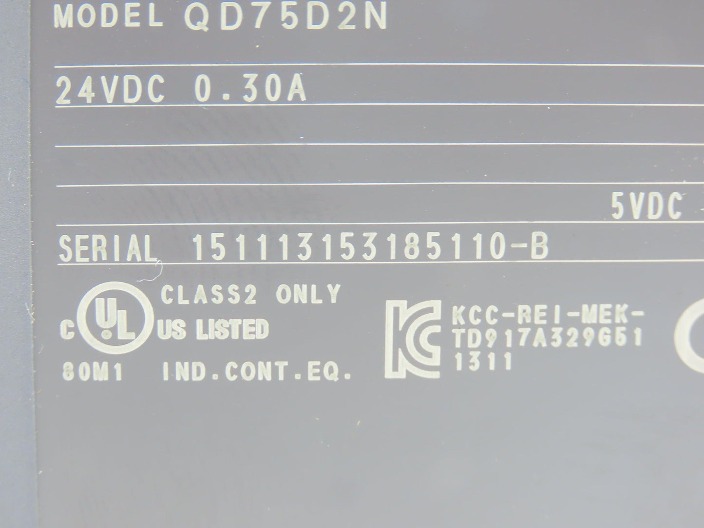 Mitsubishi QD75D2N Melsec-Q CPU Positioning Unit