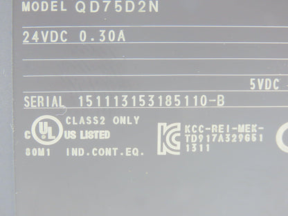Mitsubishi QD75D2N Melsec-Q CPU Positioning Unit