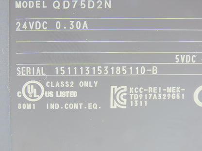Mitsubishi QD75D2N Melsec-Q CPU Positioning Unit
