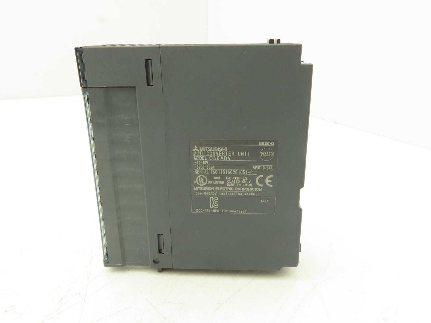Mitsubishi Q68ADV Melsec-Q A/D Converter Unit -10~10V 15VDC 30mA 5VDC 0.64A