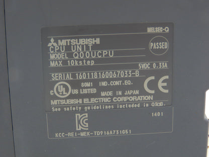 Mitsubishi Q00UCPU Melsec-Q Universal Programmable Logic Controller