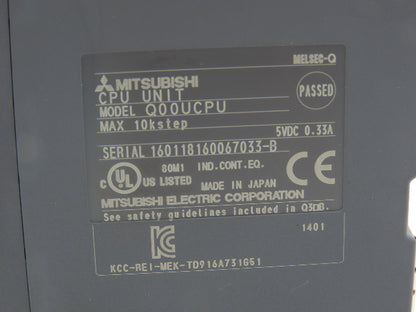 Mitsubishi Q00UCPU Melsec-Q Universal Programmable Logic Controller