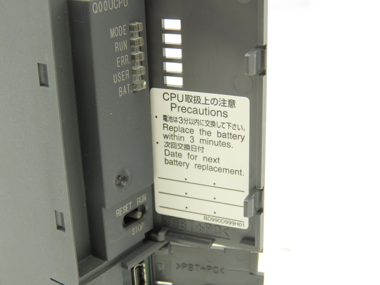 Mitsubishi Q00UCPU Melsec-Q Universal Programmable Logic Controller