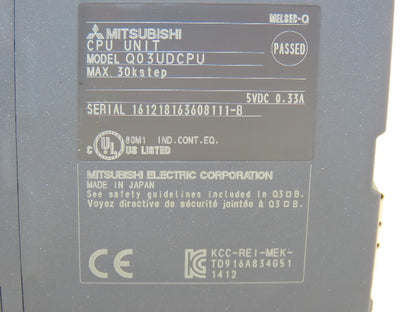 Mitsubishi Q03UDCPU Melsec-Q Universal Programmable Logic Controller 30kstep
