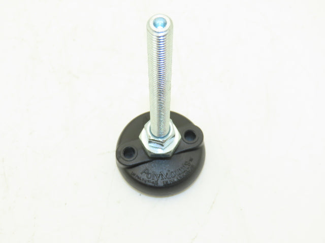 NYLA24 Polymount Leveling Feet Mount 3/8-16 Thread 5" Long 2" Base Lot of 8