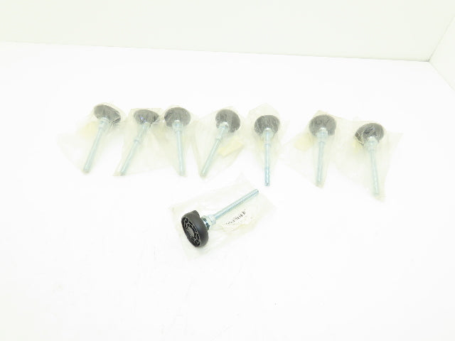 NYLA24 Polymount Leveling Feet Mount 3/8-16 Thread 5" Long 2" Base Lot of 8