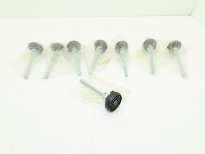 NYLA24 Polymount Leveling Feet Mount 3/8-16 Thread 5" Long 2" Base Lot of 8