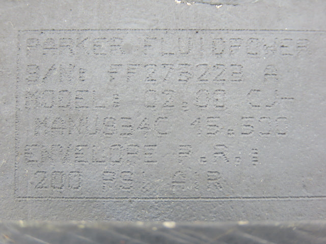 Parker CJMANUS34C Pneumatic Air Cylinder 2" Bore 15.5" Stroke 200psi