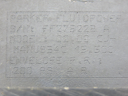 Parker CJMANUS34C Pneumatic Air Cylinder 2" Bore 15.5" Stroke 200psi