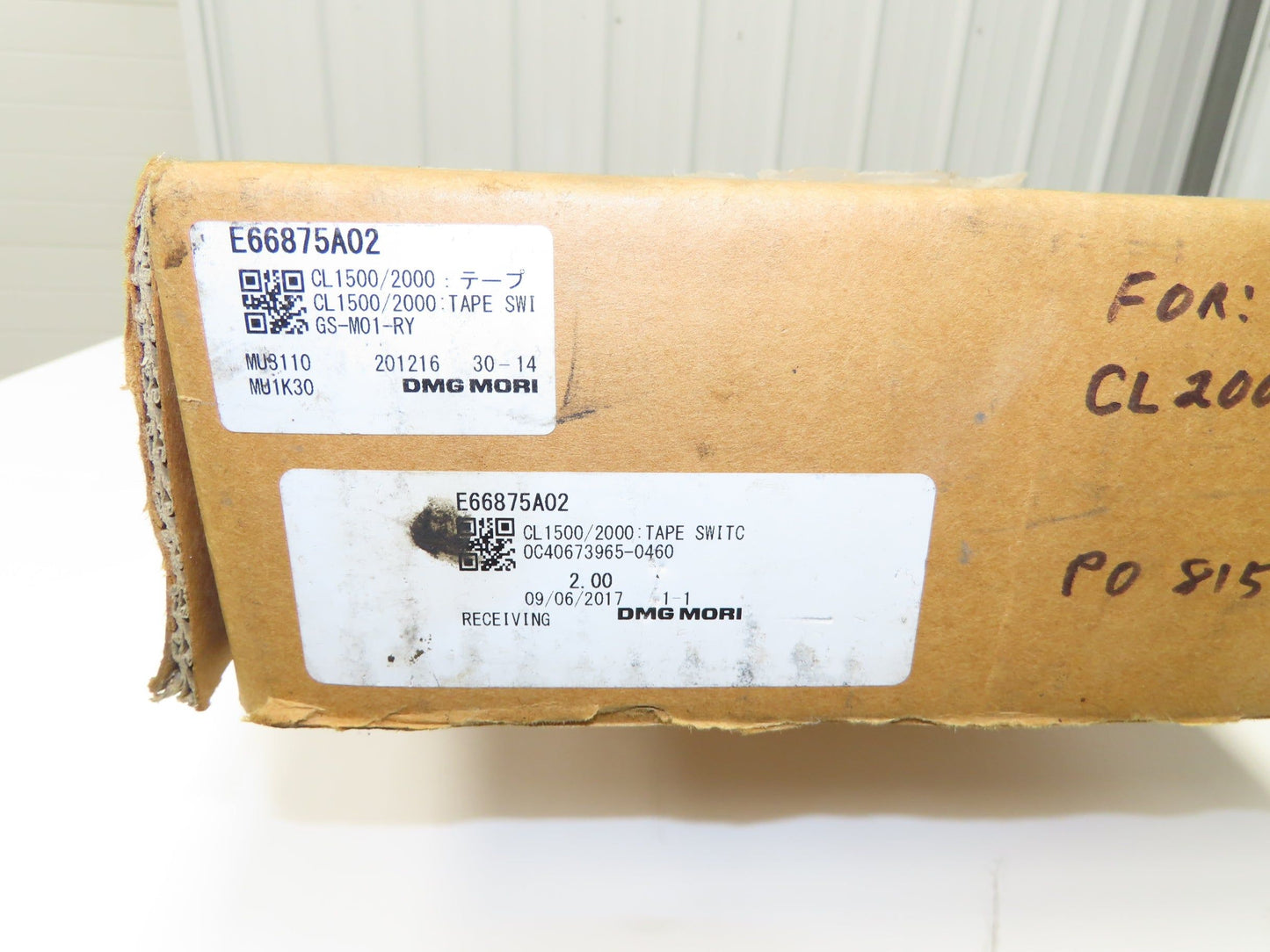 DMG Mori Azbil GS-M01-CL2000 Rubber Tape Switch Pressure Sensing 938mm E66875A02