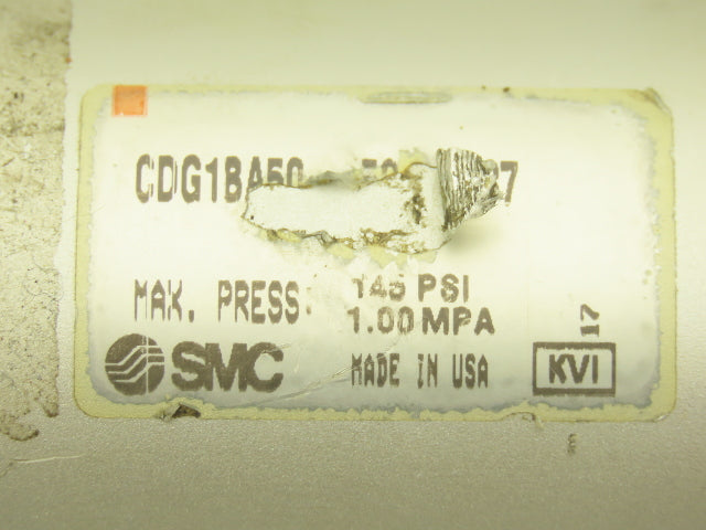 SMC CDG1BA50-450 Pneumatic Air Cylinder 50mm 450mm 145psi