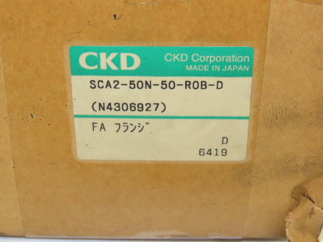 CKD SCA2-FA50N50 Pneumatic Air Cylinder 50mm Bore 50mm Stroke 145psi