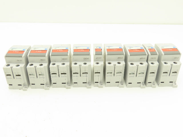 Fuji Electric Circuit Breakers AC/DC | 2/3/5/10A | 1/2-Pole | Mixed Lot of 9