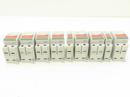 Fuji Electric Circuit Breakers AC/DC | 2/3/5/10A | 1/2-Pole | Mixed Lot of 9