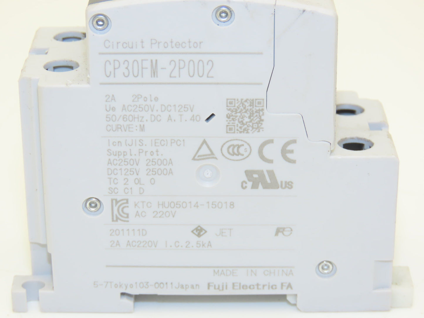 Fuji Electric Circuit Breakers AC/DC | 2/3/5/10A | 1/2-Pole | Mixed Lot of 9