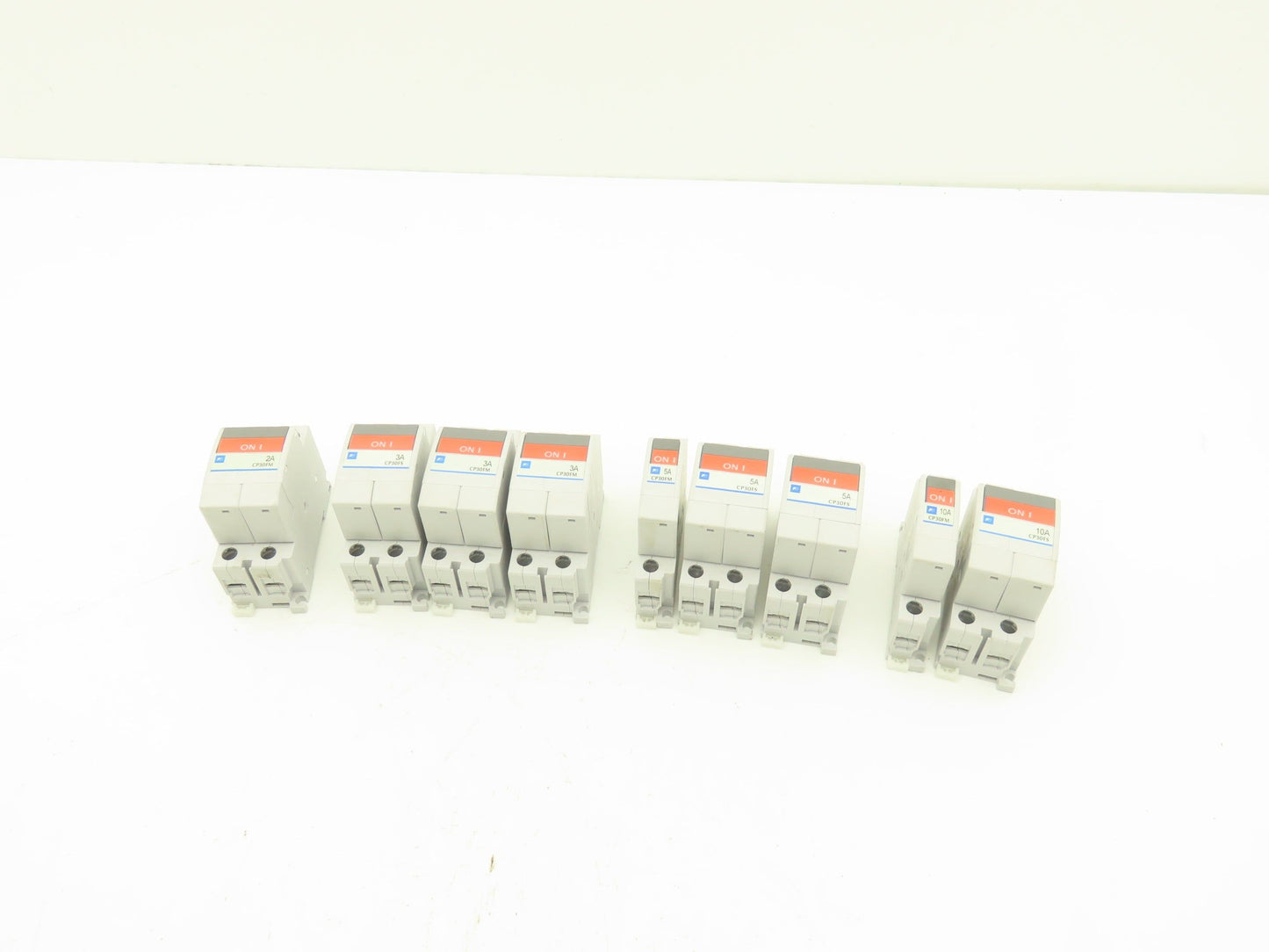 Fuji Electric Circuit Breakers AC/DC | 2/3/5/10A | 1/2-Pole | Mixed Lot of 9