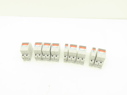 Fuji Electric Circuit Breakers AC/DC | 2/3/5/10A | 1/2-Pole | Mixed Lot of 9