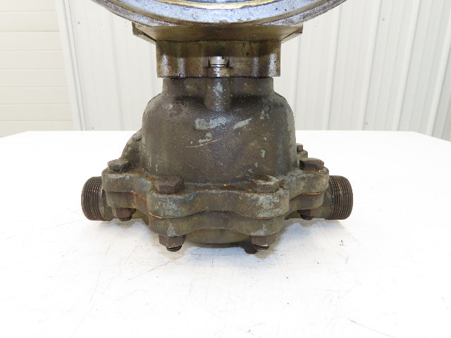 Hersey Niagara 51039P909 Liquid Dial Meter 1-1/2" NPT 0-200 Gallons Vintage