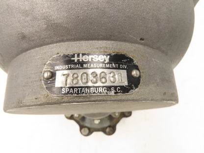 Hersey Niagara 51039P909 Liquid Dial Meter 1-1/2" NPT 0-200 Gallons Vintage