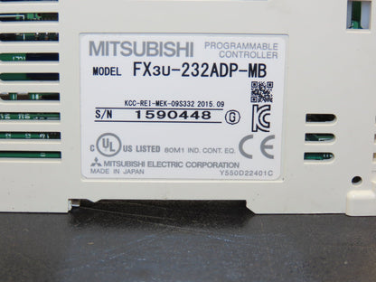 Mitsubishi Electric FX3U-232ADP-MB Melsec PLC Expansion Interface Adapter Module