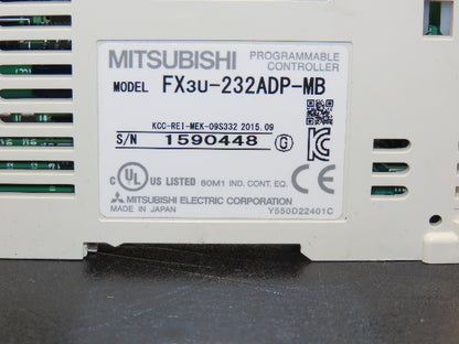 Mitsubishi Electric FX3U-232ADP-MB Melsec PLC Expansion Interface Adapter Module