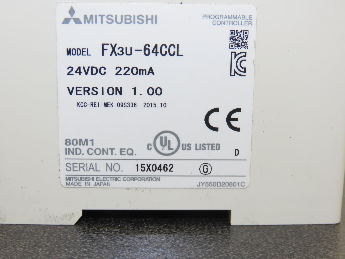 Mitsubishi Electric FX3U-64CCL Melsec PLC CC-Link V2 Communication Adapter