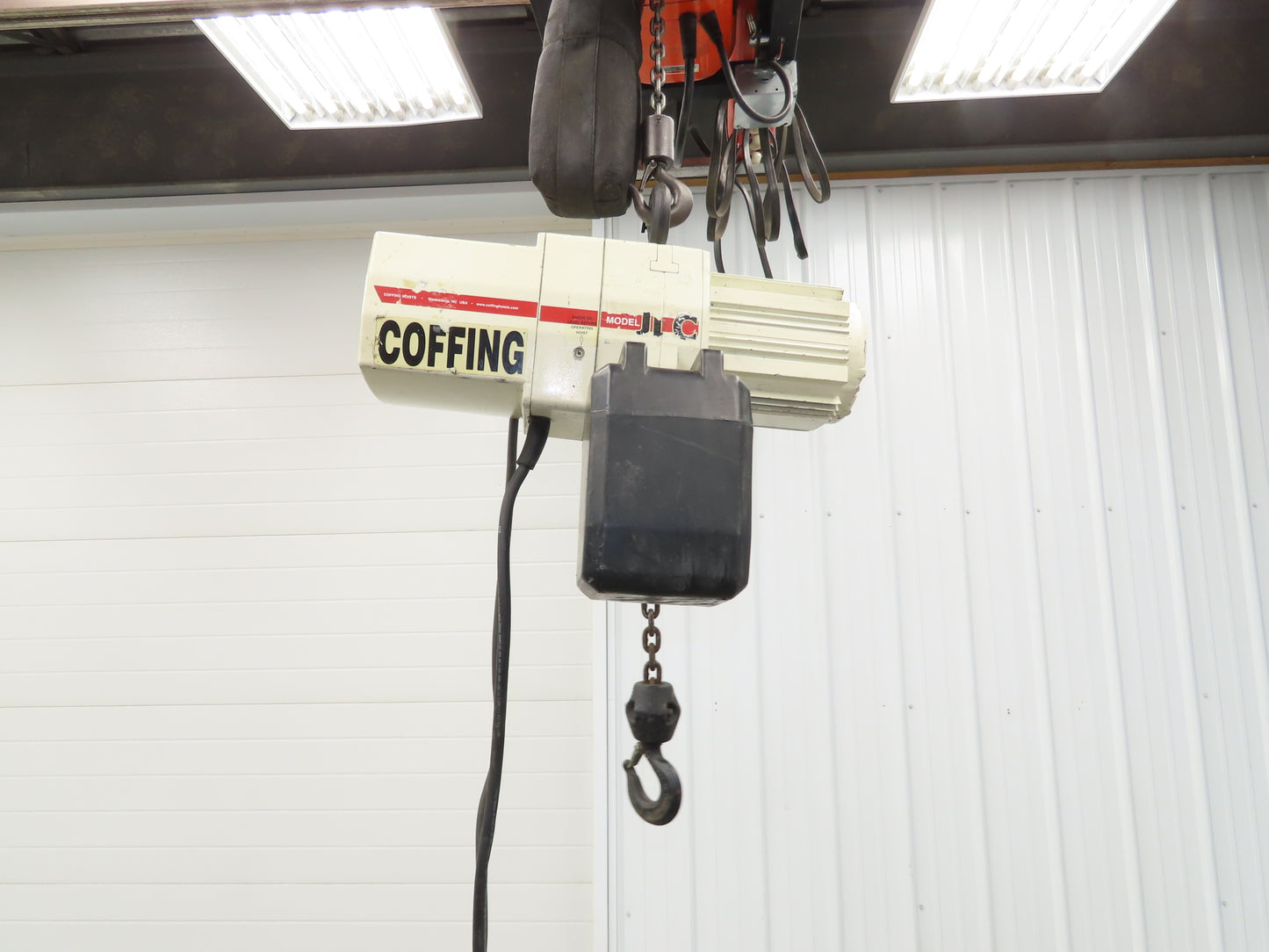Coffing JLC 1/4 Ton Electric Chain Hoist 12/32 FPM 2 Speed 10' Lift 460V 3PH