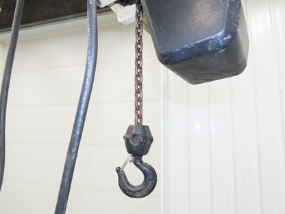 Coffing JLC 1/4 Ton Electric Chain Hoist 12/32 FPM 2 Speed 10' Lift 460V 3PH