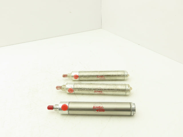 Bimba LT-094-D Pneumatic Air Cylinder 1-1/16" Bore 4" Stroke  Lot of 3