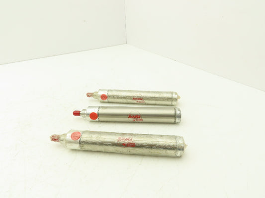 Bimba LT-094-D Pneumatic Air Cylinder 1-1/16" Bore 4" Stroke  Lot of 3