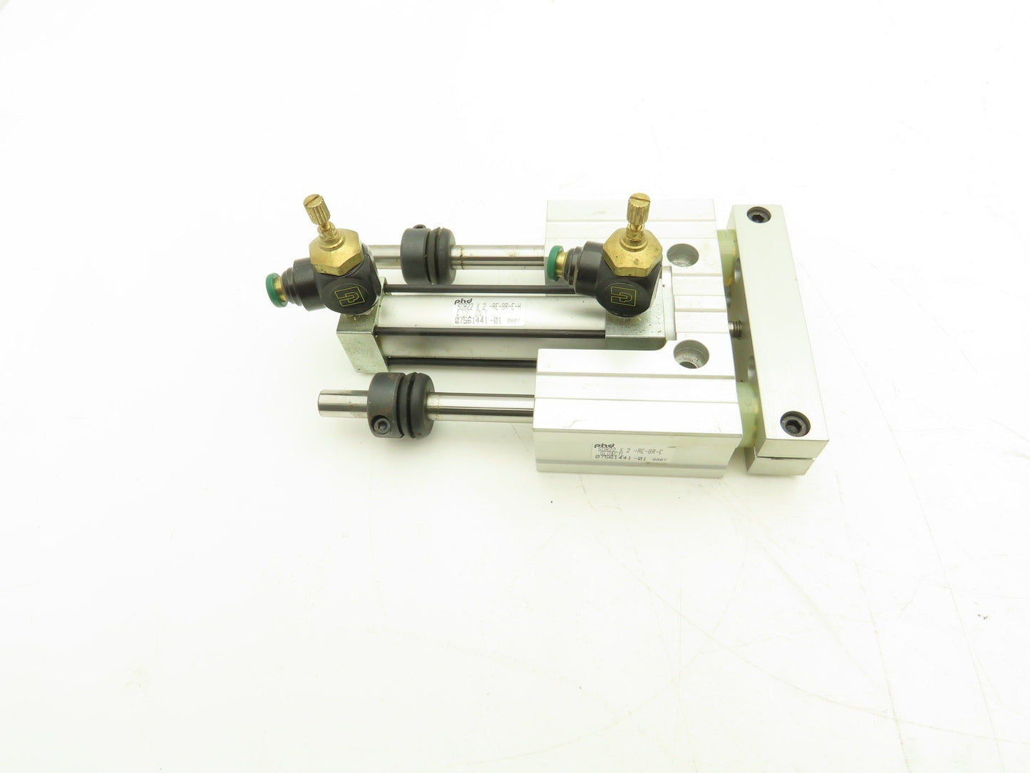 PHD SDB22X2-AE-BR-E-H Pneumatic Thruster Guided Air Cylinder Slide 2" Stroke