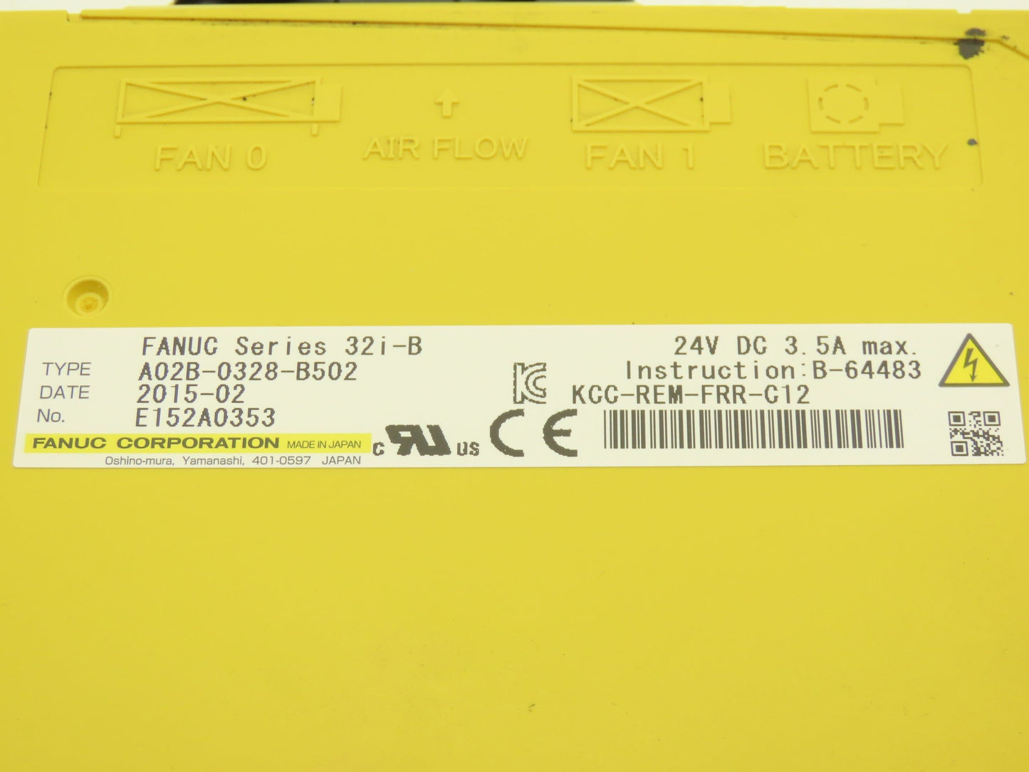Fanuc A02B-0328-B502 HMI Display Control Panel Interface Series 32i-B