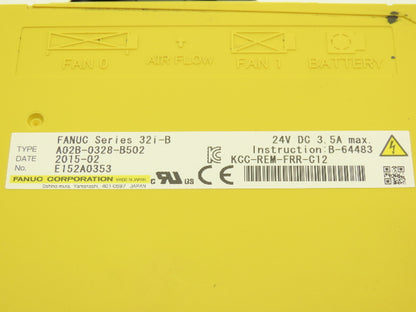Fanuc A02B-0328-B502 HMI Display Control Panel Interface Series 32i-B