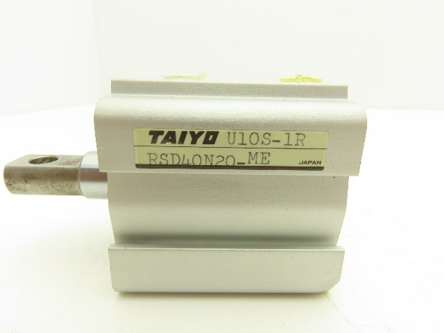 Taiyo RSD40N20-ME Pneumatic Air Cylinder 40mm Bore 20mm Stroke U10S-1R