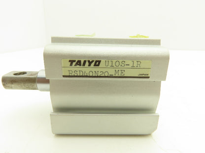 Taiyo RSD40N20-ME Pneumatic Air Cylinder 40mm Bore 20mm Stroke U10S-1R