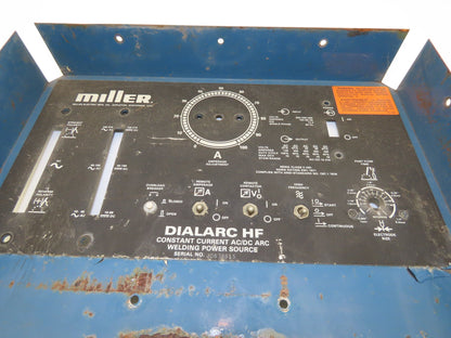 Miller Dialarc HF Front Panel Assembly Welding Parts