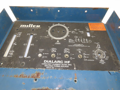 Miller Dialarc HF Front Panel Assembly Welding Parts