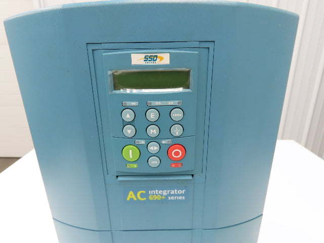 SSD Eurotherm 690+0030/460/1NN Integrator 690+ VFD AC Drive 30Hp 460VAC 3Ph